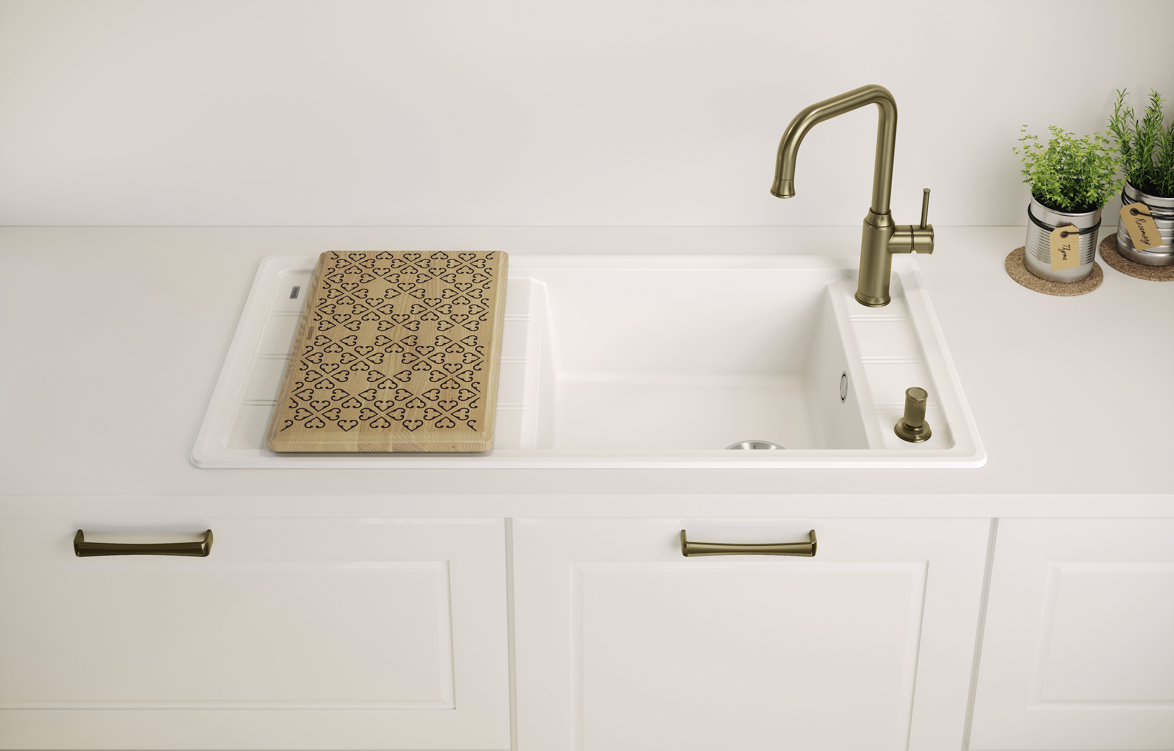 How to care for light colored sinks
