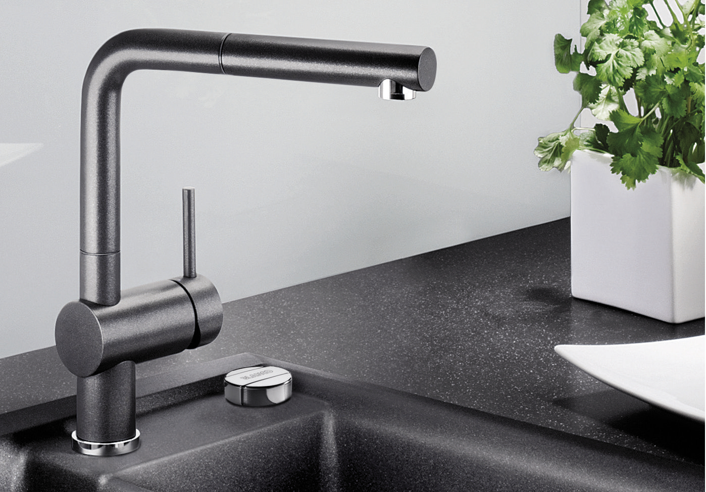 Single-lever mixer taps boast a timeless, minimalist design + high-quality features