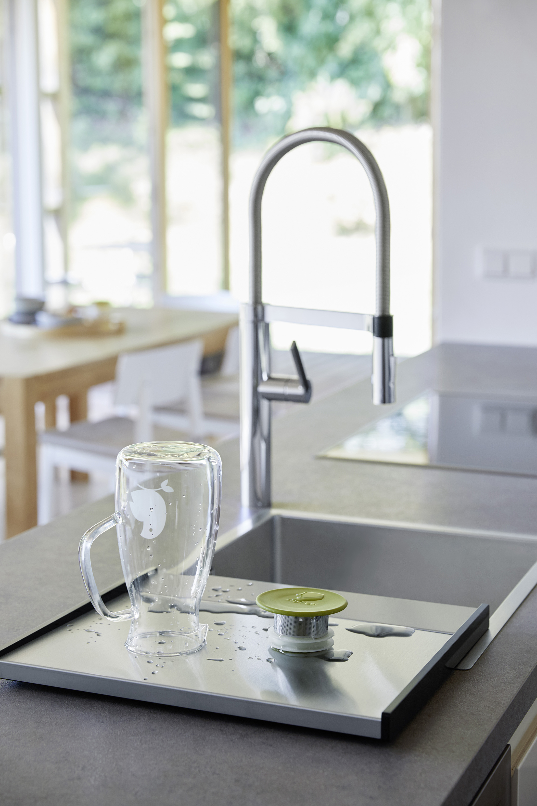 The BLANCO drip tray, specially designed for small kitchens