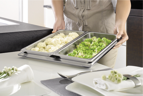 Vegetables like broccoli and cauliflower make the perfect accompaniment and should be steam-cooked gently.
