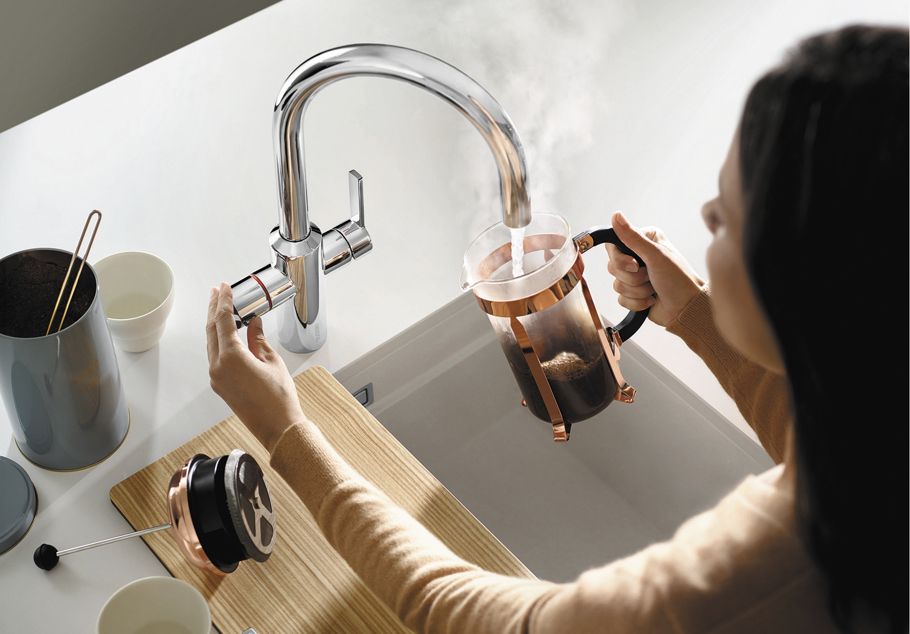 heat-resistant Ceramic sink